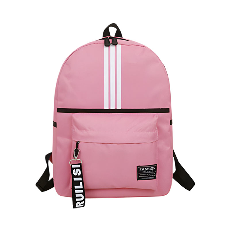 Large Capacity Solid Color Backpack For Women Korean Style All-Match Schoolbag For Men High School Students Backpack For Women College Students Computer Bag